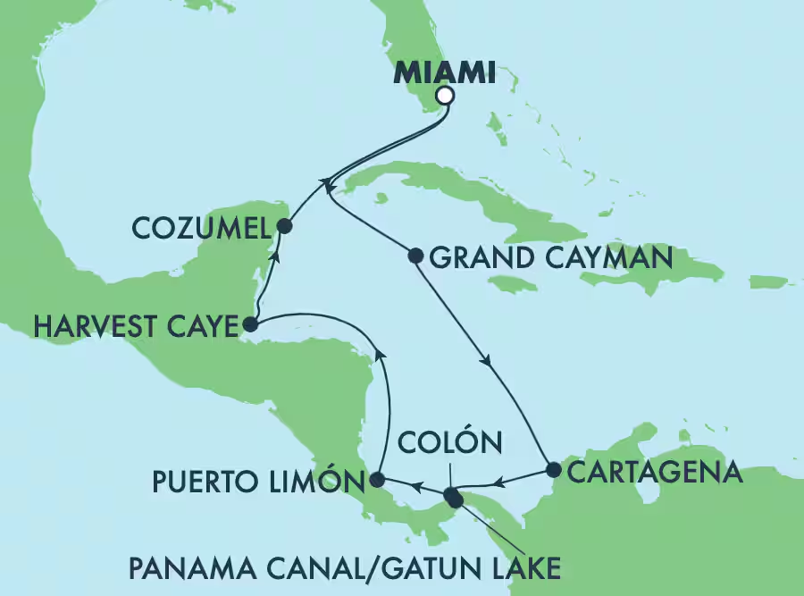 11-Day Panama Canal Round-trip Miami: Mexico Costa Rica & Belize, Norwegian Jewel